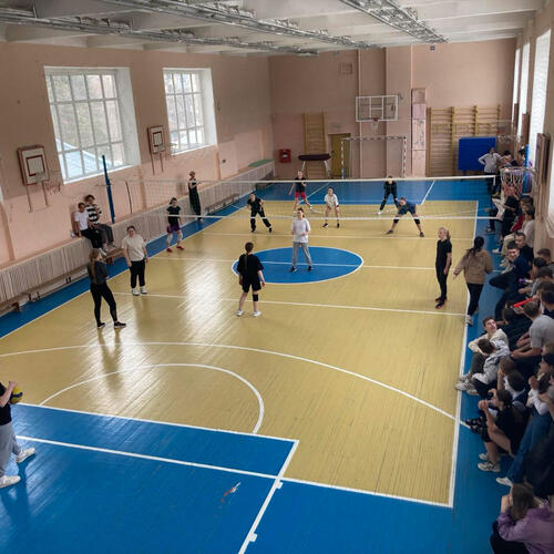 Школьный турнир по волейболу среди девушек
